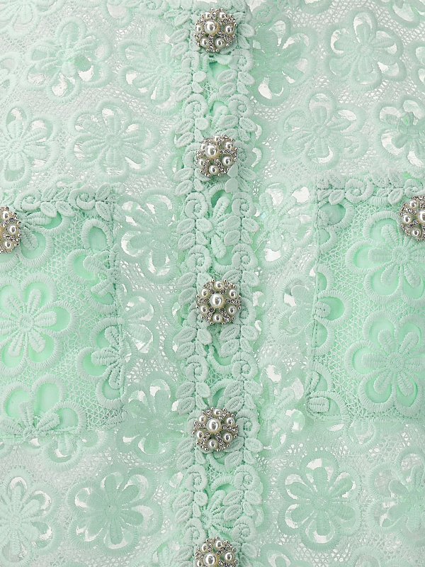 Top daisy guipure shop online: Self Portrait