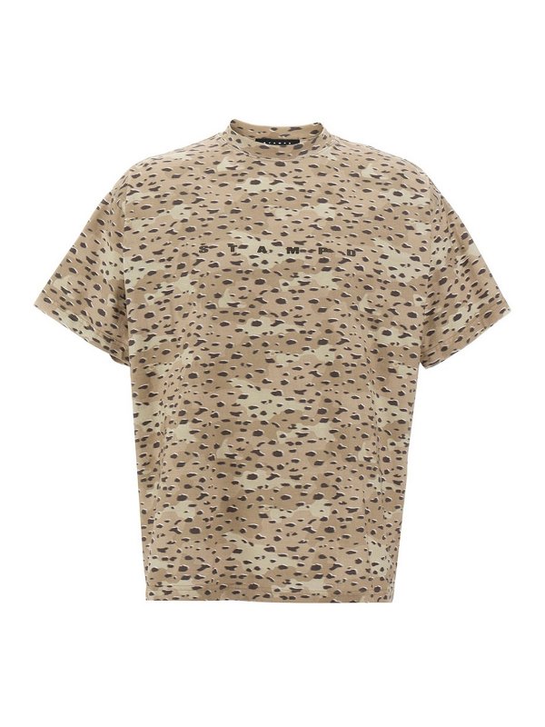 STAMPD: T-shirts - T-Shirt - Beige