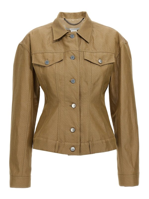 STELLA McCARTNEY: blazers - waisted buttoned jacket