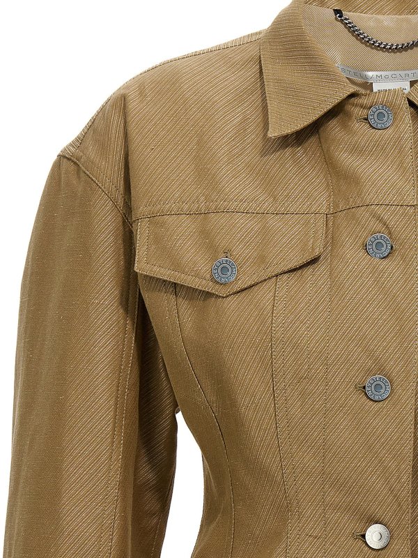 iKRIX STELLA McCARTNEY: blazers - waisted buttoned jacket