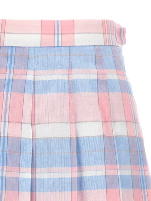 iKRIX THOM BROWNE: Knee length skirts & Midi - Check pleated skirt