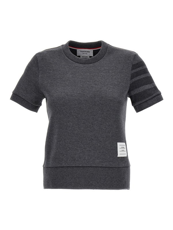 THOM BROWNE: shirts - Short sleeve sweatshirt