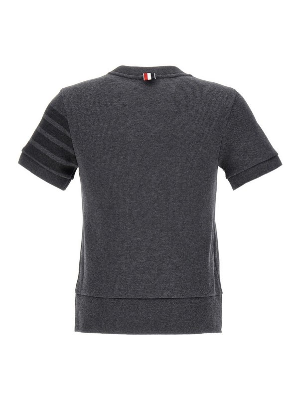 THOM BROWNE: shirts online - Short sleeve sweatshirt