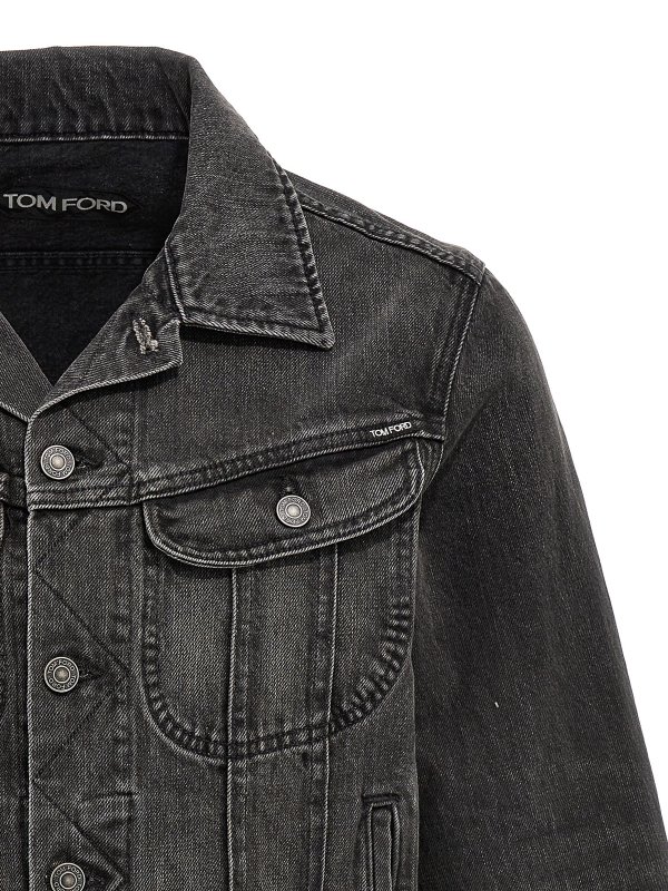 Denim jacket shop online: TOM FORD