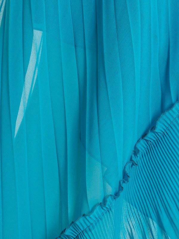 膝丈ドレス - ライトブルー shop online: EMANUEL UNGARO