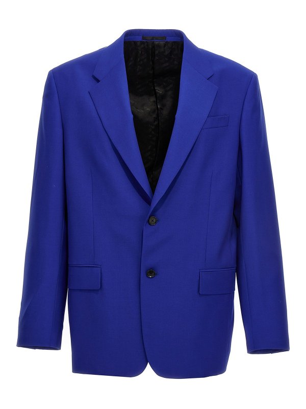 VERSACE: blazers - Double-breasted blazer jacket