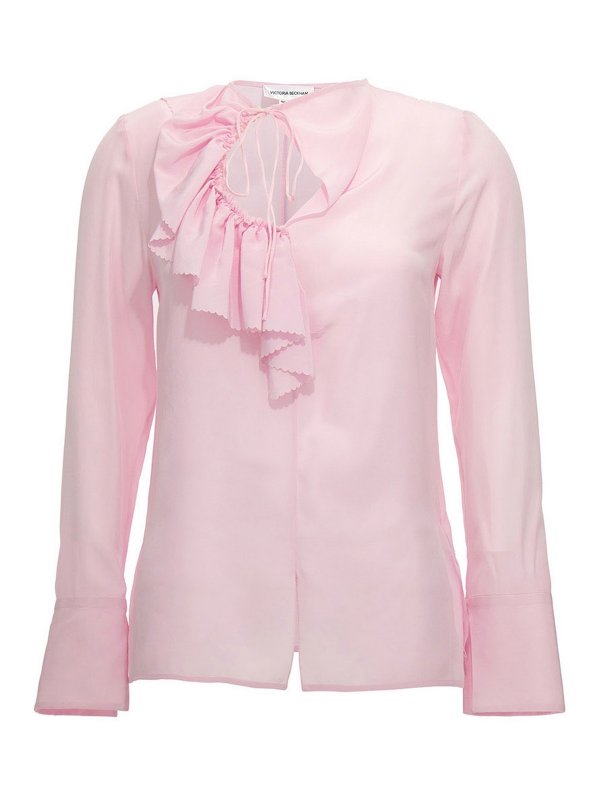 VICTORIA BECKHAM: blouses - Ruffles bloat