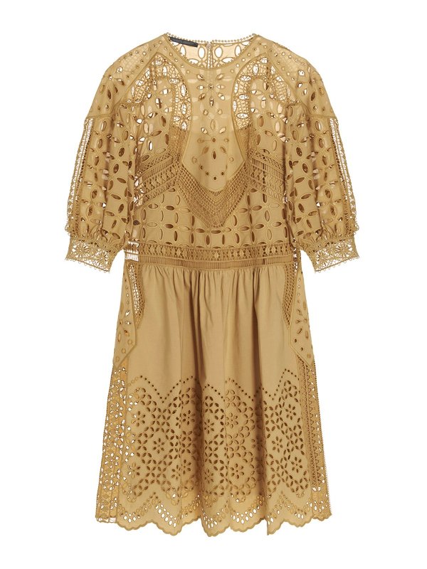 ALBERTA FERRETTI: クルーネック - クルーネック - ベージュ