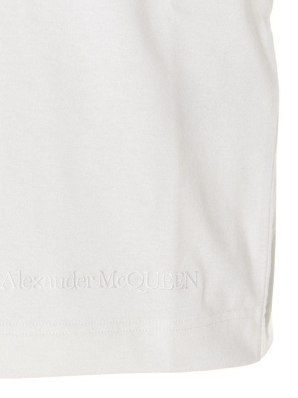 T-Shirt - Weiß shop online: ALEXANDER MCQUEEN