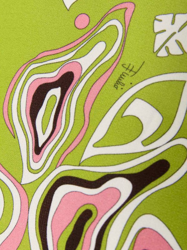 トップ/タンクトップ - 緑 shop online: EMILIO PUCCI