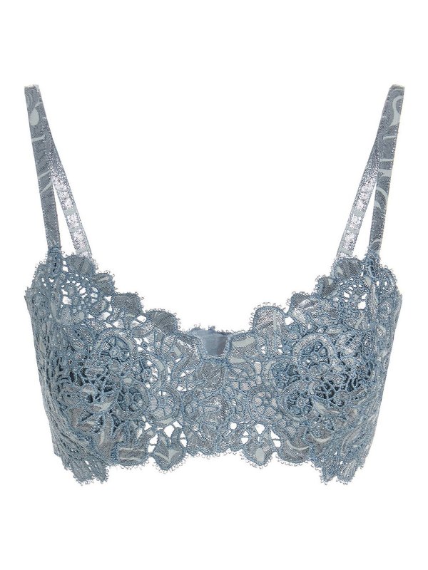 ERMANNO SCERVINO: トップス＆タンクトップ - トップ/タンクトップ - ライトブルー