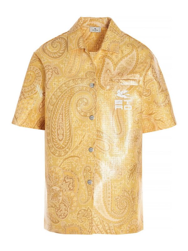 ETRO: Camisas - Camisa - Amarillo