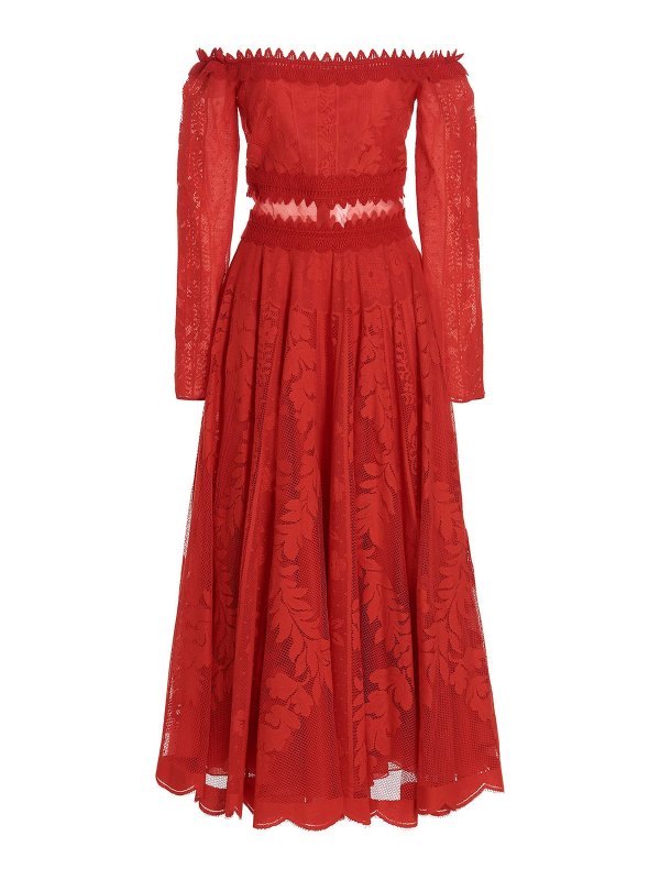 Giambattista Valli: Vestidos media pierna - Vestido Midi - Rojo
