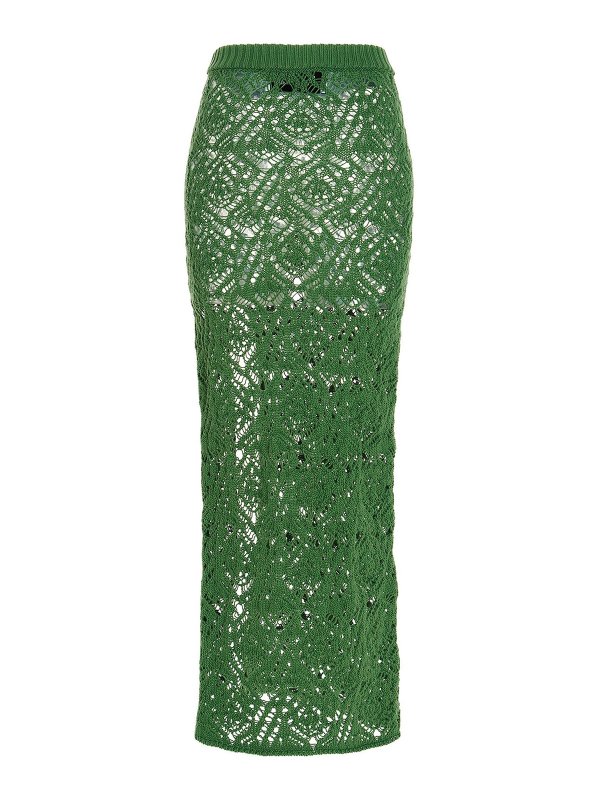 GRETA BOLDINI: Knielange und Midi Röcke online - Midirock - Grün