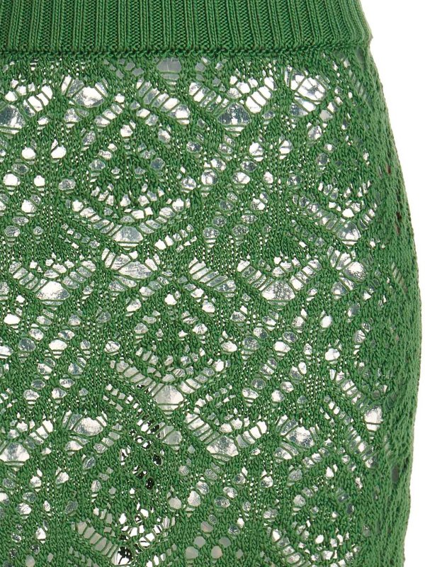 iKRIX GRETA BOLDINI: Knielange und Midi Röcke - Midirock - Grün