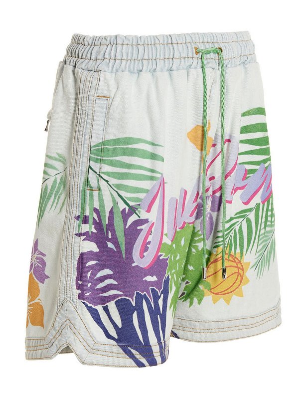 JUST DON: Shorts online - Short - Bleu Clair