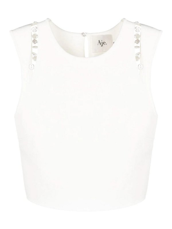 AJE: Tops und Tank Tops - Top - Weiß