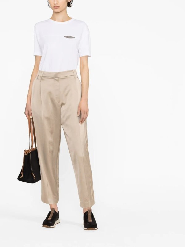 iKRIX BRUNELLO CUCINELLI: カジュアルトラウザー - カジュアルパンツ - ベージュ