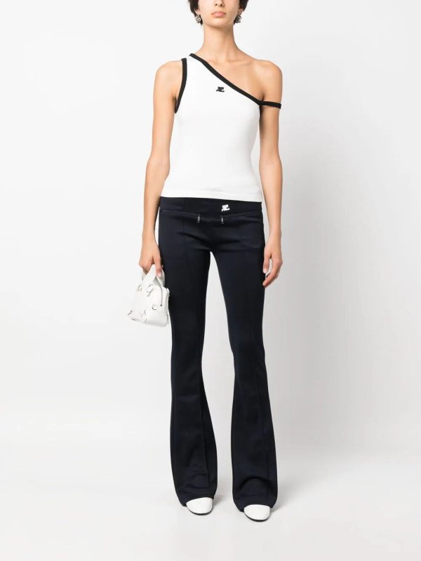iKRIX Courreges: t-shirts - One shoulder tee