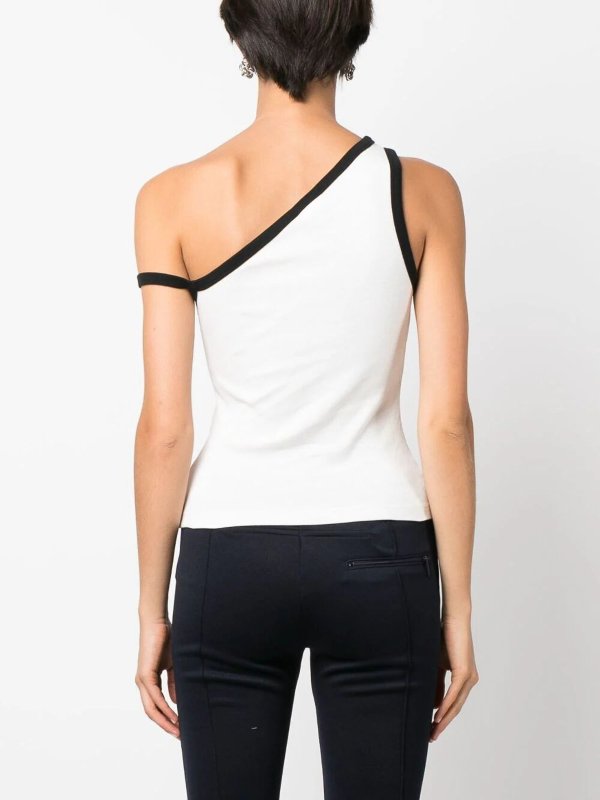 One shoulder tee shop online: Courreges