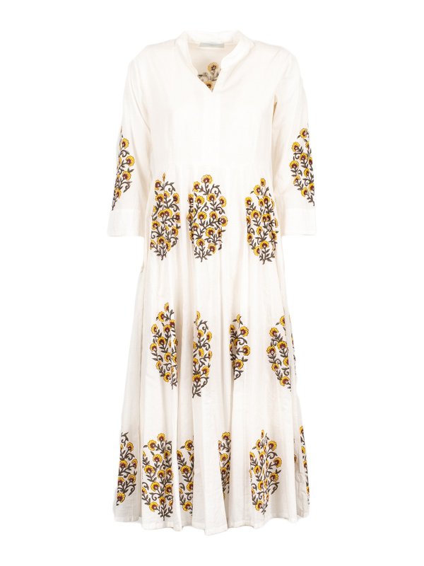 ELLEBLUE: Strickpullover mit V-Ausschnitt - V-Pullover - Gelb