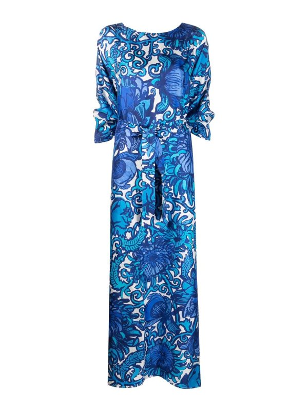 LA DOUBLEJ: マキシドレス - 膝丈ドレス - ライトブルー