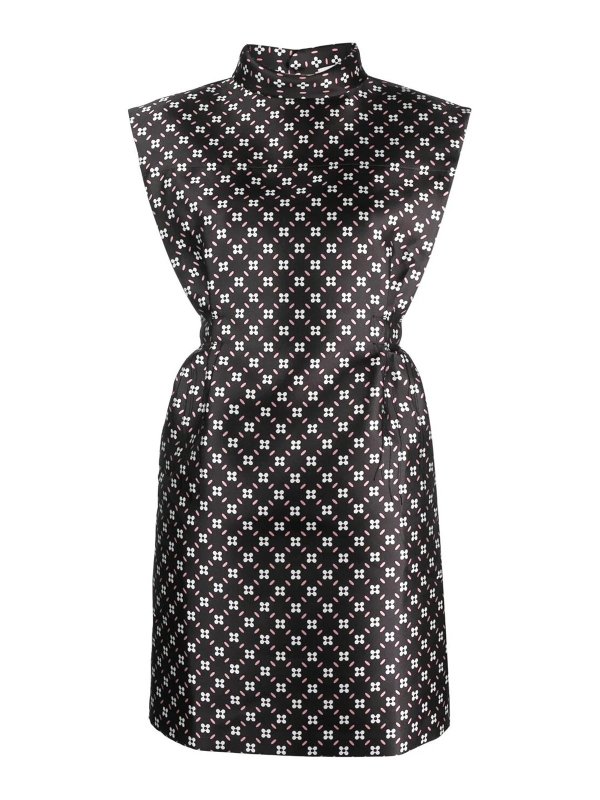 LANVIN: ニーレングスドレス - 膝丈ドレス - 黒