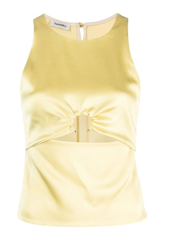 NANUSHKA: トップス＆タンクトップ - トップ/タンクトップ - イエロー