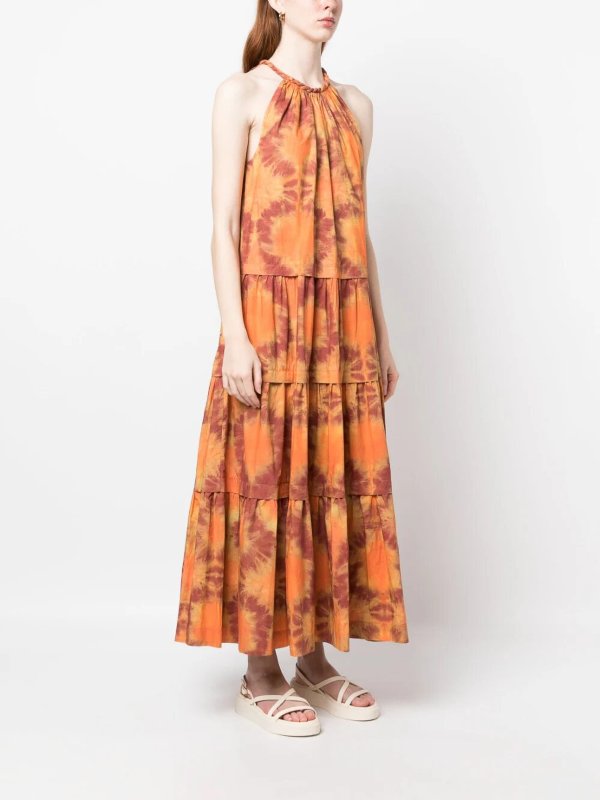 ULLA JOHNSON: Knielange Kleider online - Knielanges Kleid - Silber
