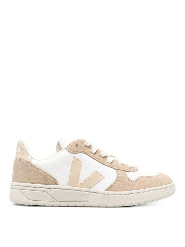 VEJA: trainers - V-10 chrome free leather