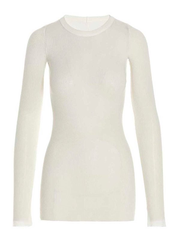 RICK OWENS: カーディガン - カーディガン - 白