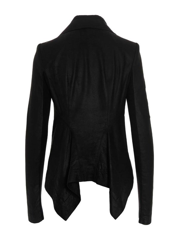RICK OWENS: レザージャケット online - レザージャケット - 黒