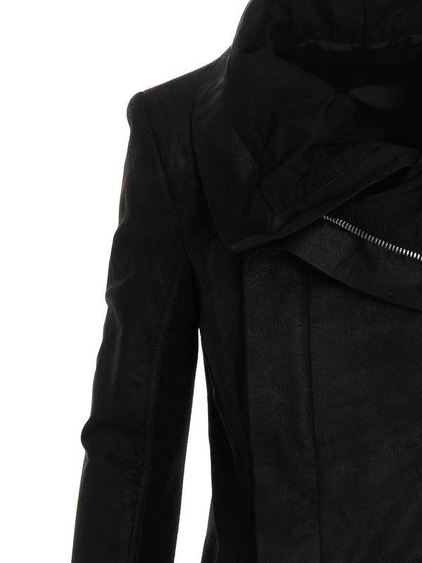 iKRIX RICK OWENS: レザージャケット - レザージャケット - 黒