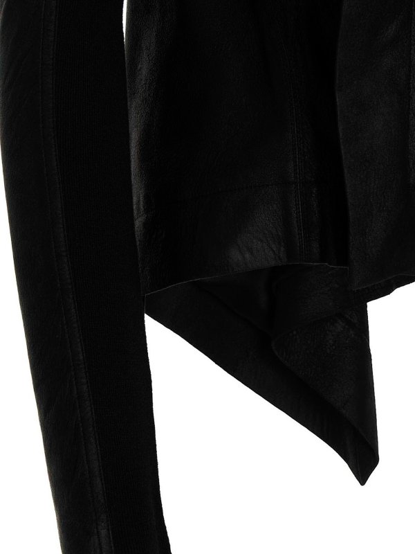 レザージャケット - 黒 shop online: RICK OWENS