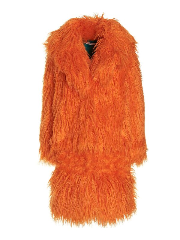 ALABAMA MUSE: 毛皮＆シアリングコート - フェイクファービキニコート