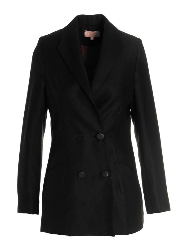 LIYA: Blazer - Blazer - Negro