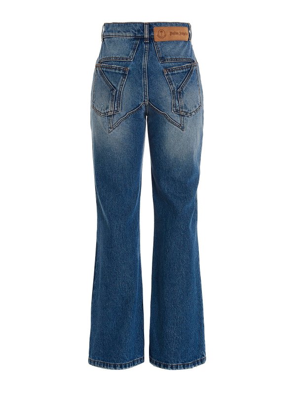 MONCLER: Straight Leg Jeans online - Straight Leg Jeans - Blau
