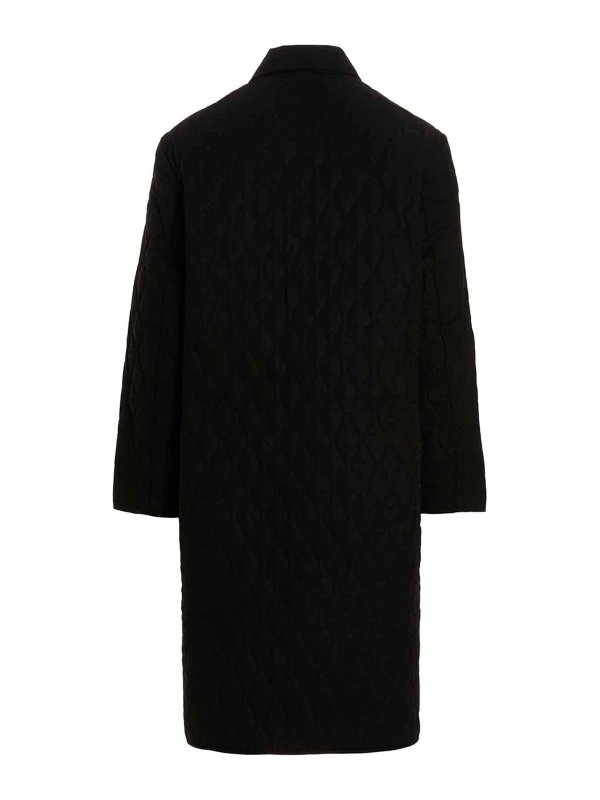 VTMNTS: knee length coats online - quilted hunter coat