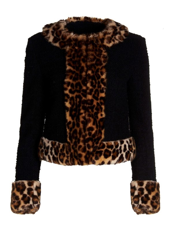 MOSCHINO: カジュアルジャケット - カジュアルジャケット - 黒