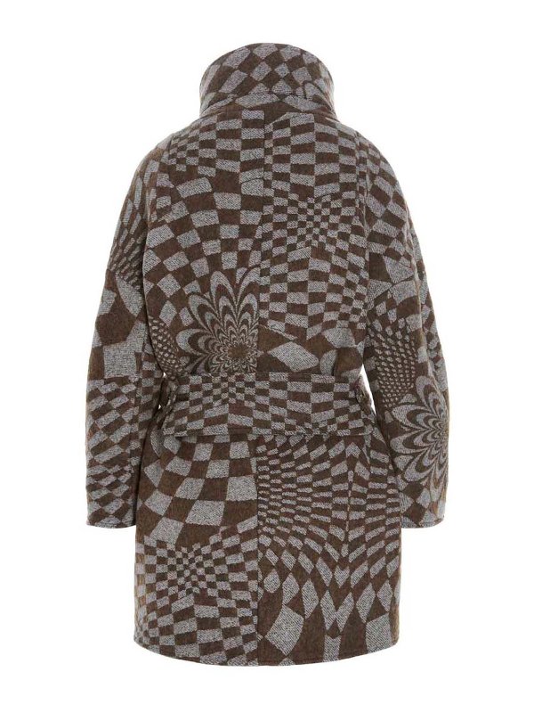 STELLA McCARTNEY: ニーレングスコート online - 膝丈コート - マルチカラー