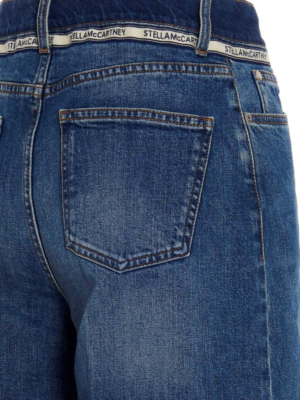 ストレートジーンズ - ブルー shop online: STELLA McCARTNEY