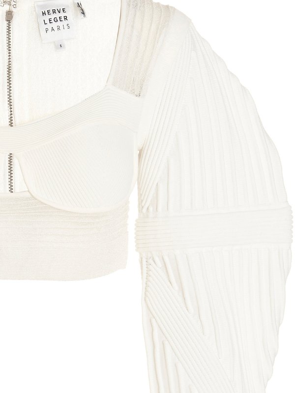 iKRIX HERVE LEGER: Tops & Débardeurs - Top - Blanc