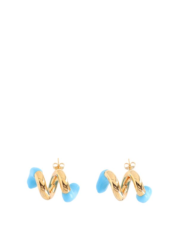 SUNNEI: Earrings - fusillo double earrings