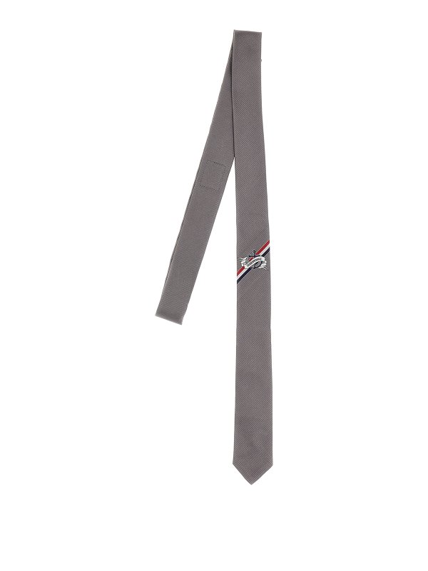 THOM BROWNE: ties & bow ties - rwb tie