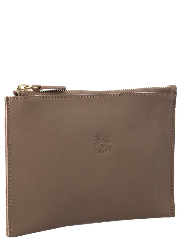iKRIX IL BISONTE: Clutch - Pochette - Gris