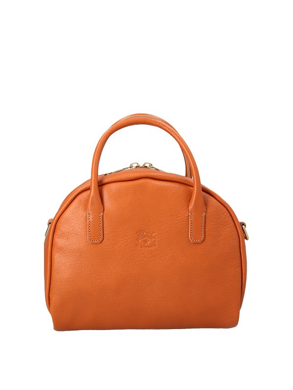 IL BISONTE: bowling bags - greca handbag