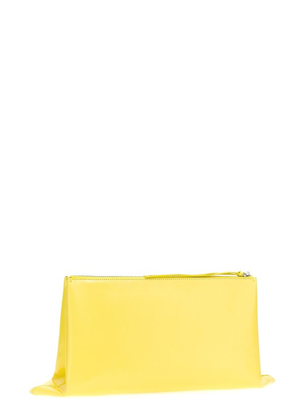 JIL SANDER: Clutch online - Pochette - Jaune