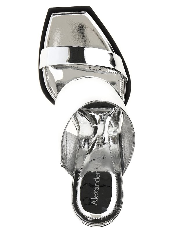 iKRIX ALEXANDER MCQUEEN: sandals - mirror sandals