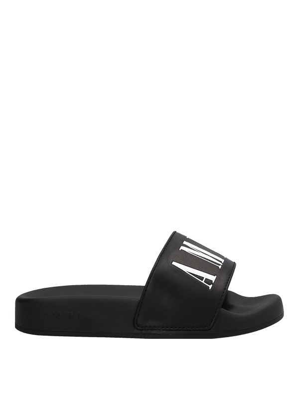 AMIRI: Chanclas de playa - Chanclas - Blanco