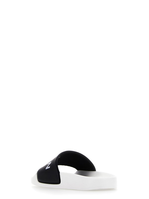 Balmain: flip flops online - Logo slides